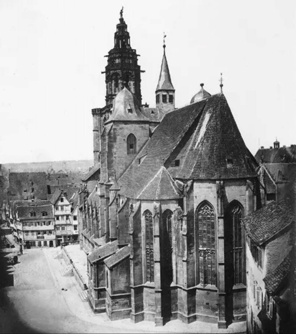 Die Kilianskirche 1865 Stadtarchiv Heilbronn