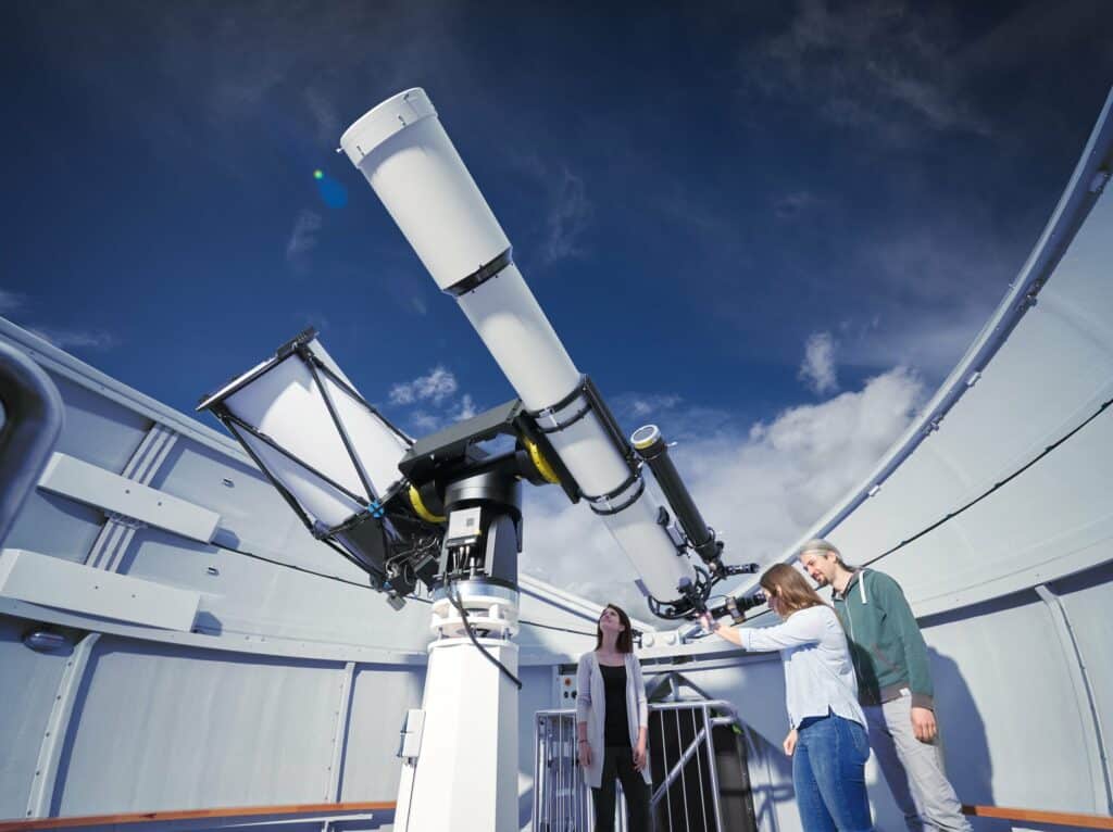 Experimenta auf dem Dach das Telescope